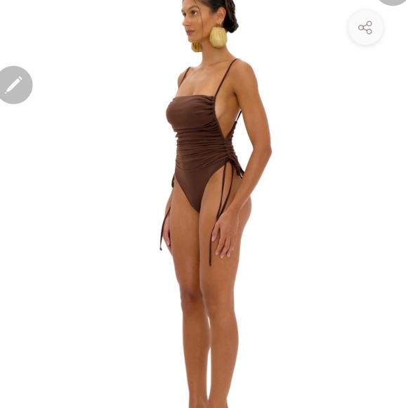 ANDREA IYAMAH HADAN COCOA ONE PIECE SWIMSUIT - Picture 5 of 13